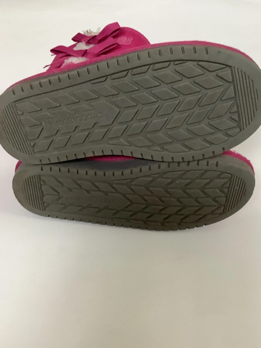 Girl’s Cozy UGG Winter Boots - Pink Faux-Suede with Shearling Lining